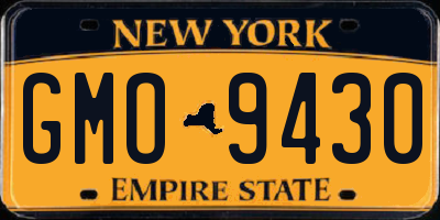 NY license plate GMO9430