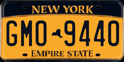 NY license plate GMO9440