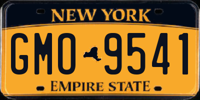 NY license plate GMO9541