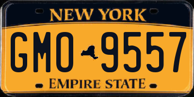 NY license plate GMO9557