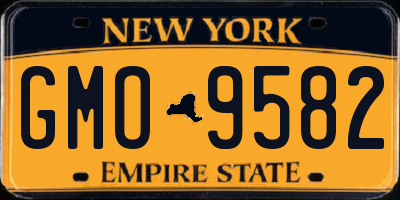 NY license plate GMO9582