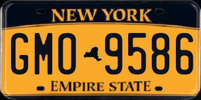 NY license plate GMO9586