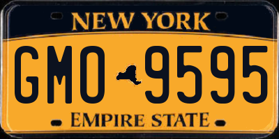 NY license plate GMO9595