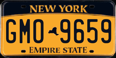 NY license plate GMO9659