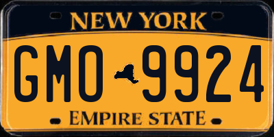 NY license plate GMO9924