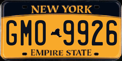 NY license plate GMO9926