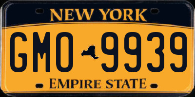 NY license plate GMO9939