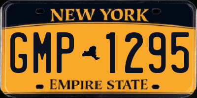 NY license plate GMP1295