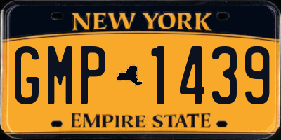 NY license plate GMP1439