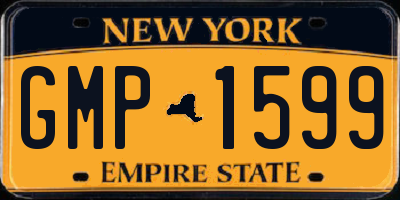 NY license plate GMP1599