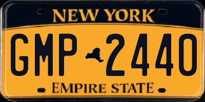 NY license plate GMP2440