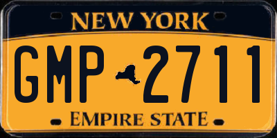 NY license plate GMP2711