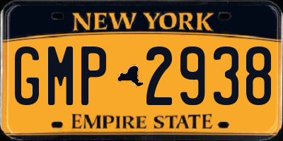 NY license plate GMP2938