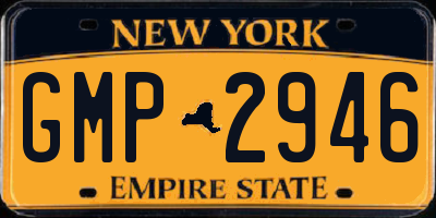 NY license plate GMP2946