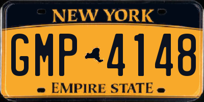 NY license plate GMP4148
