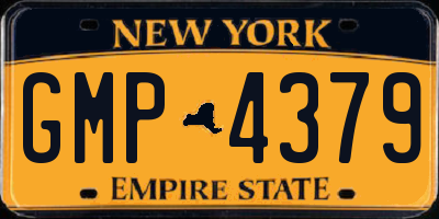NY license plate GMP4379