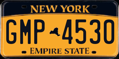 NY license plate GMP4530