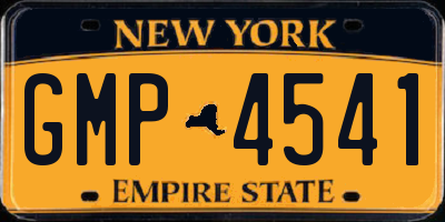 NY license plate GMP4541