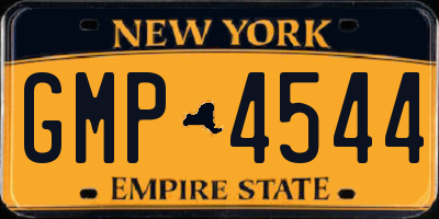 NY license plate GMP4544