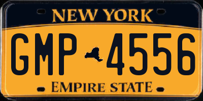 NY license plate GMP4556