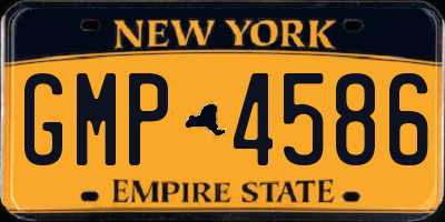 NY license plate GMP4586