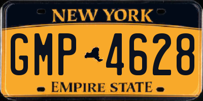 NY license plate GMP4628