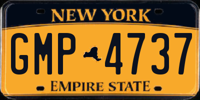 NY license plate GMP4737