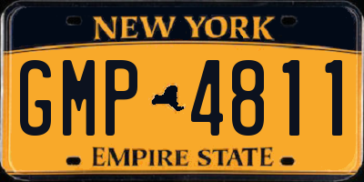 NY license plate GMP4811