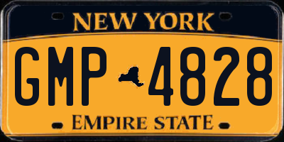NY license plate GMP4828