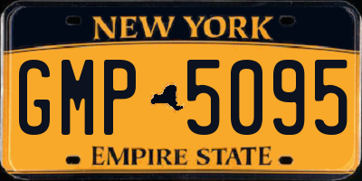 NY license plate GMP5095