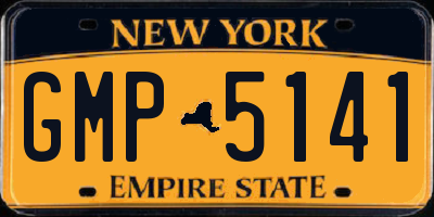 NY license plate GMP5141