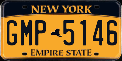 NY license plate GMP5146