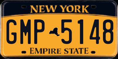 NY license plate GMP5148