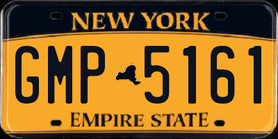 NY license plate GMP5161