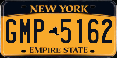 NY license plate GMP5162