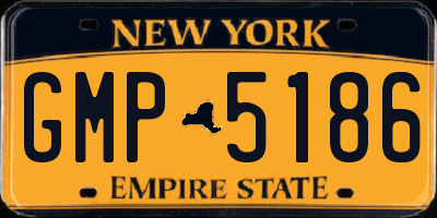 NY license plate GMP5186