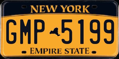 NY license plate GMP5199