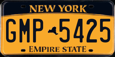NY license plate GMP5425