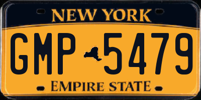 NY license plate GMP5479