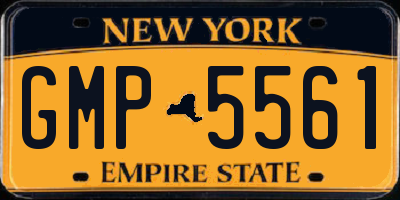 NY license plate GMP5561