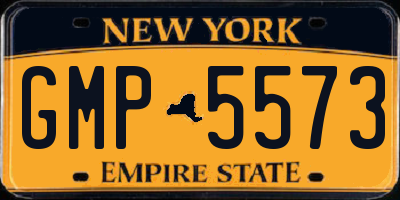 NY license plate GMP5573