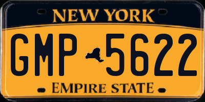 NY license plate GMP5622