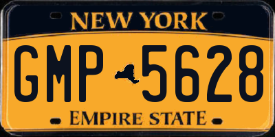 NY license plate GMP5628