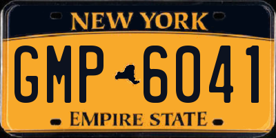 NY license plate GMP6041
