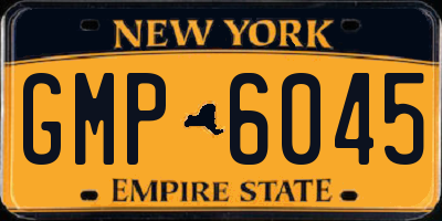 NY license plate GMP6045