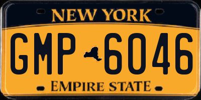 NY license plate GMP6046
