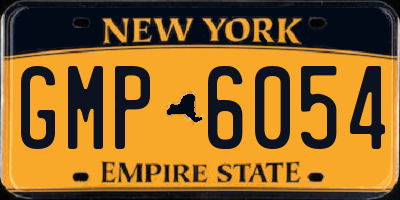 NY license plate GMP6054