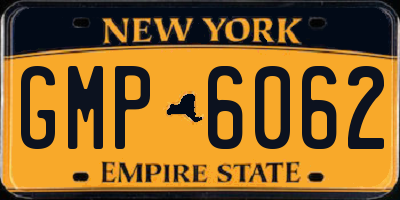 NY license plate GMP6062