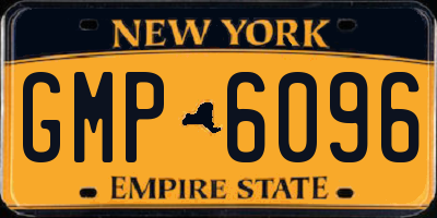 NY license plate GMP6096