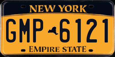 NY license plate GMP6121